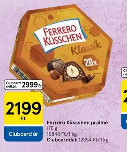 Tesco FERRERO KÜSSCHEN praliné ajánlat