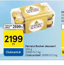 Tesco Ferrero Rocher desszert ajánlat