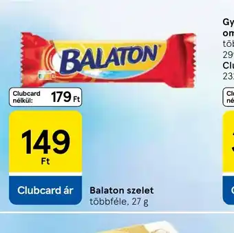 Tesco BALATON szelet ajánlat
