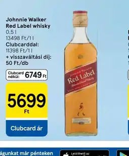 Tesco Johnnie Walker Red Label whisky ajánlat