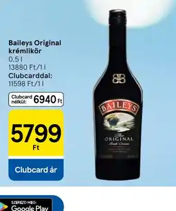 Tesco Baileys Original krémlikőr ajánlat