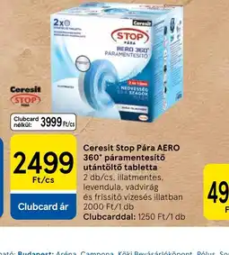 Tesco Ceresit Stop Pára tabletta ajánlat