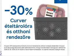 Tesco Curver ételtárol és rendező ajánlat