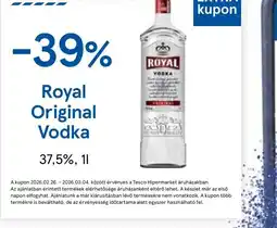 Tesco Royal Original Vodka ajánlat