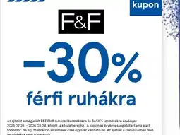 Tesco F&F férfi ruhák ajánlat
