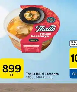 Tesco Thallo falusi kocsonya ajánlat