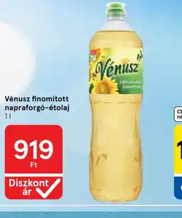 Tesco Vénusz napraforg-étolaj ajánlat