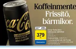 Tesco Coca-Cola Zero üdítőital ajánlat