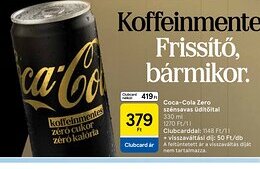 Tesco Coca-Cola Zero üdítőital ajánlat