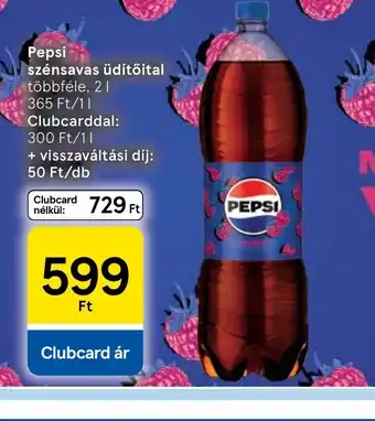 Tesco Pepsi szénsavas üdítőital ajánlat