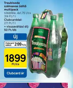 Tesco Traubisoda szénsavas üdítő ajánlat