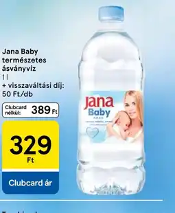 Tesco JANA BABY ásványvíz ajánlat
