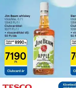 Tesco Jim Beam whiskey ajánlat