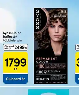 Tesco Syoss Color hajfesték ajánlat