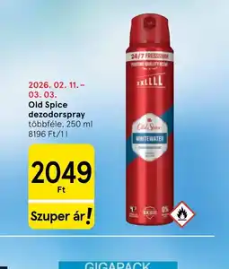 Tesco Old Spice dezodor spray ajánlat