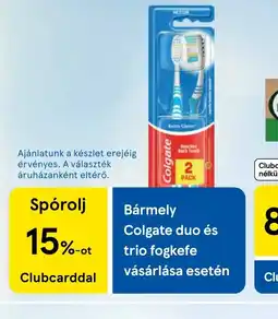 Tesco Colgate duo és trio fogkefe ajánlat