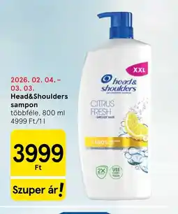 Tesco Head Szuper ár!Shoulders sampon ajánlat