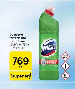Tesco Domestos fertőtlenítő tisztítszer ajánlat