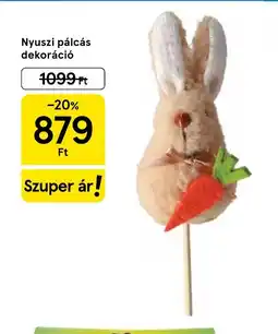 Tesco Nyuszi pálcás dekoráci ajánlat