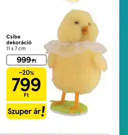 Tesco Csibe dekoráci ajánlat