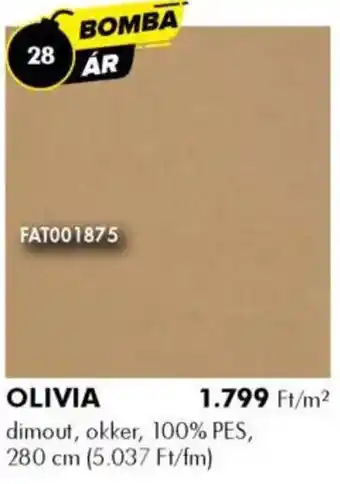 Sötétítő függöny Olivia