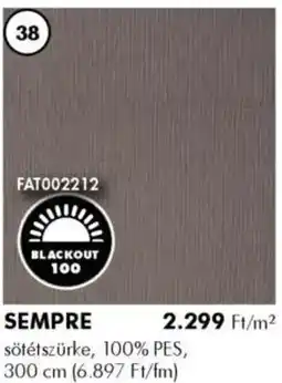 Diego Sötétítő függöny Sempre ajánlat