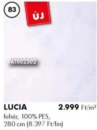 Fényáteresztő függöny Lucia