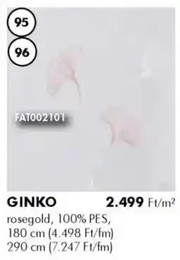 Diego Fényáteresztő függöny Ginko ajánlat