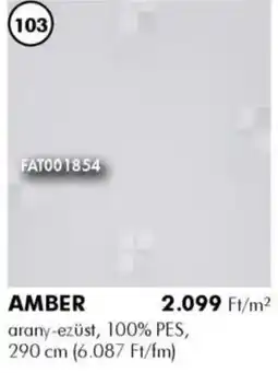 Diego Fényáteresztő függöny Amber ajánlat