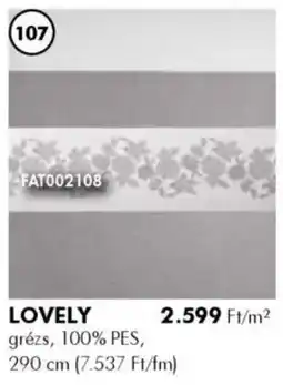 Diego Fényáteresztő függöny Lovely ajánlat