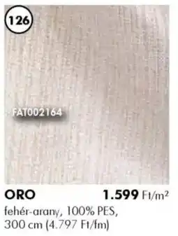 Diego Fényáteresztő függöny Oro ajánlat