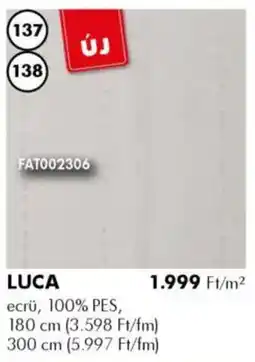 Diego Fényáteresztő függöny Luca ajánlat