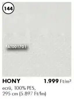 Diego Fényáteresztő függöny Hony ajánlat