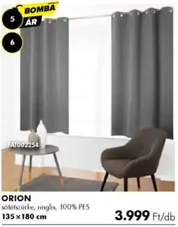 Diego Bomba áras készfüggöny Orion ajánlat