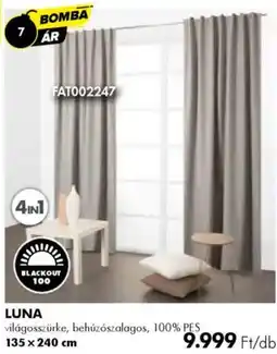 Diego Bomba áras készfüggöny Luna ajánlat