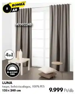 Diego Bomba áras készfüggöny Luna ajánlat