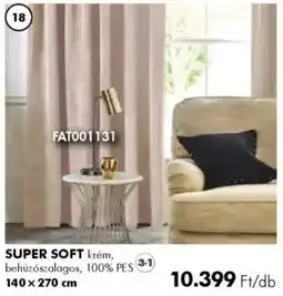 Diego Sötétítő készfüggöny Super Soft ajánlat