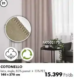 Diego Sötétítő készfüggöny Cotonello ajánlat