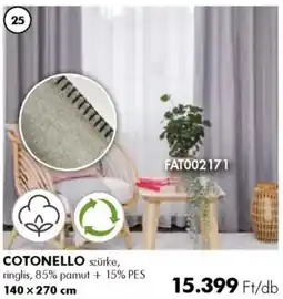 Diego Sötétítő készfüggöny Cotonello ajánlat