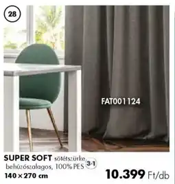 Diego Sötétítő készfüggöny Super Soft ajánlat