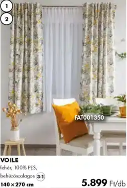 Diego Fényáteresztő készfüggöny Voile ajánlat