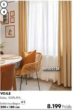 Diego Fényáteresztő készfüggöny Voile ajánlat