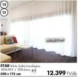 Diego Fényáteresztő készfüggöny Star ajánlat