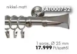 Diego Genova Exclusiv karnis szett nikkel-matt ajánlat