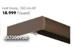 Diego Deco előlapos karnis, matt bronz ajánlat