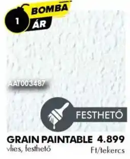 Diego Tapéta Grain Paintable ajánlat