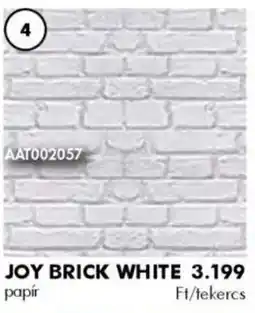 Diego Tapéta Joy Brick White ajánlat