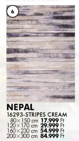 Diego Szőnyeg Nepal Stripes Cream ajánlat