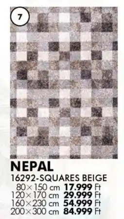 Diego Szőnyeg Nepal Squares Beige ajánlat