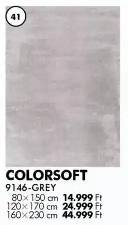 Diego Szőnyeg Colorsoft Grey ajánlat